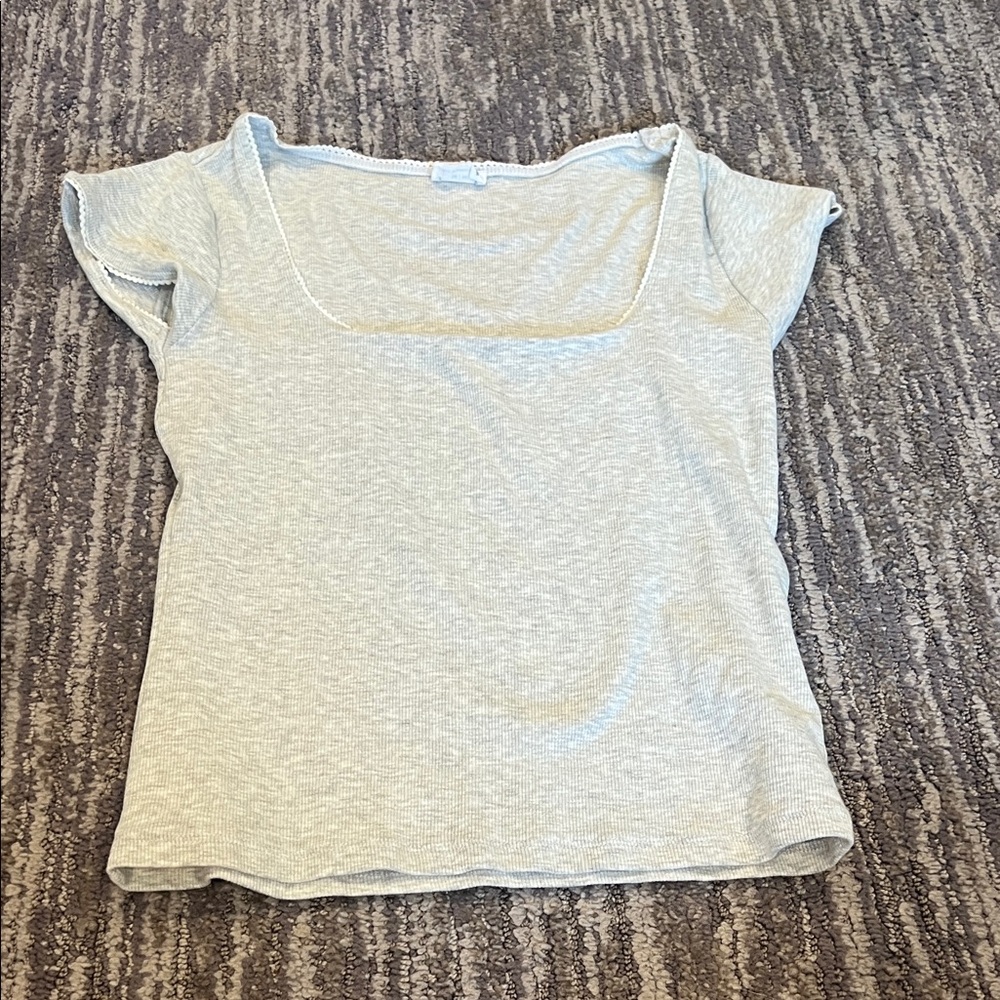 Cotton On Light Gray Short Sleeve Tee